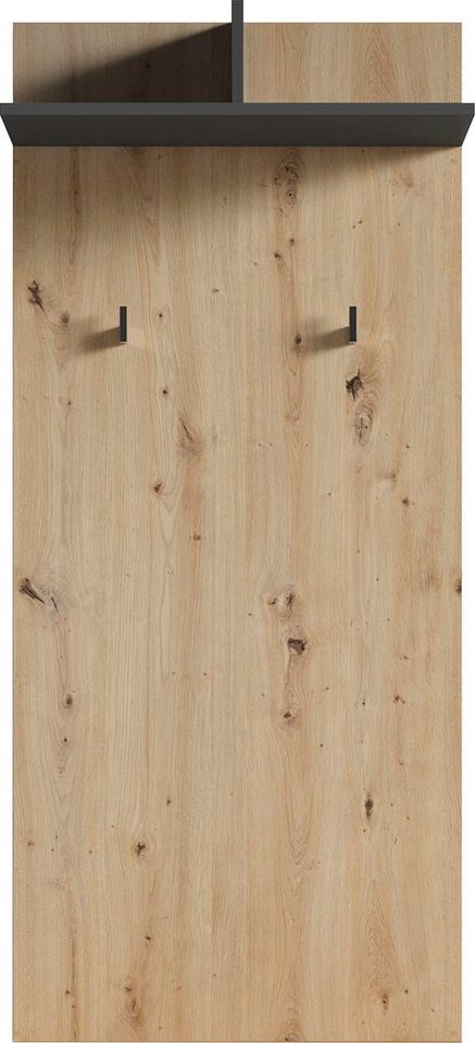 byLIVING Garderobenpaneel Ben (1 St), Breite 60 cm, mit Kleiderhaken und Ablage