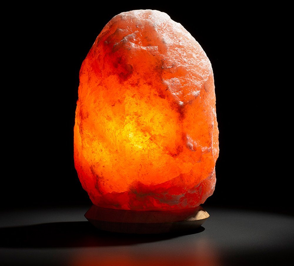 Wagner Life Design Salzkristall-Tischlampe Rock, Leuchtmittel wechselbar, Warmweiß, Handgefertigt - jeder Stein ein Unikat, H: ca.29 cm, ca.7-10 kg Bild 2