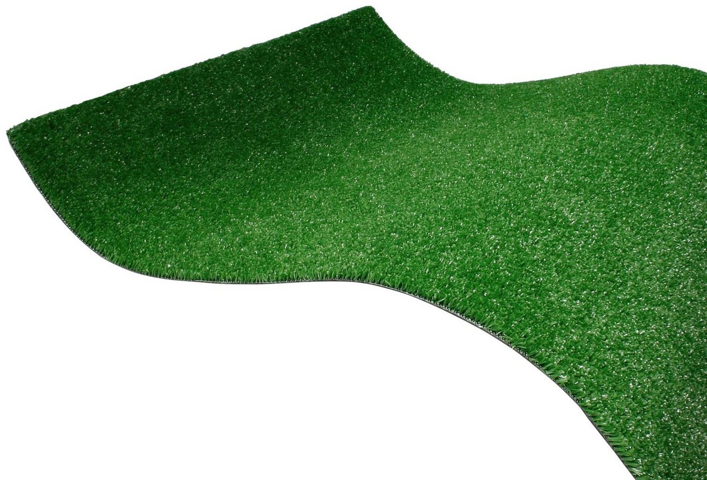 Primaflor-Ideen in Textil Kunstrasen SPRING, Gesamthöhe 7 mm, Made in Belgium, rechteckig, Rasenteppich, Drainagefunktion, witterungsbeständig, strapazierfähig Bild 3