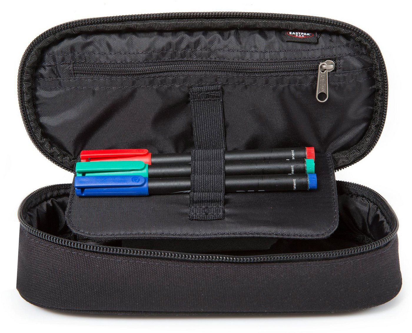 Eastpak Schreibgeräteetui OVAL SINGLE, Schulmäppchen, Federmäppchen im praktischen Design mit Logo-Patch