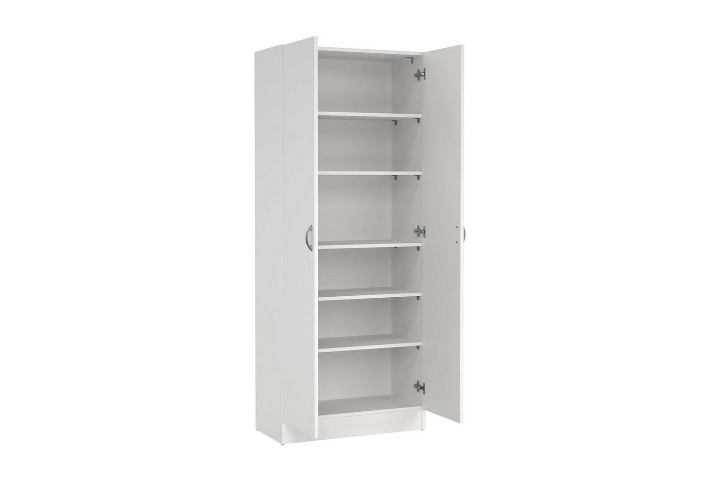 Home affaire Drehtürenschrank Focus, Kleiderschrank, Stauraum mit 2 Türen und 5 Einlegeböden, Breite 69 cm, Höhe 170 cm Bild 2