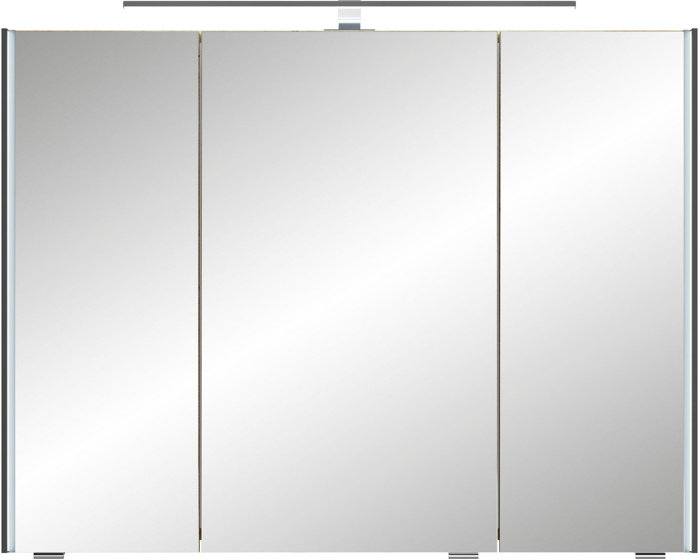 Saphir Spiegelschrank Serie 7045 Badezimmer-Spiegelschrank inkl. LED-Beleuchtung, 3 Türen Badschrank 93,2 cm breit, inkl. LEDplus Schalter und Türdämpfer Bild 4