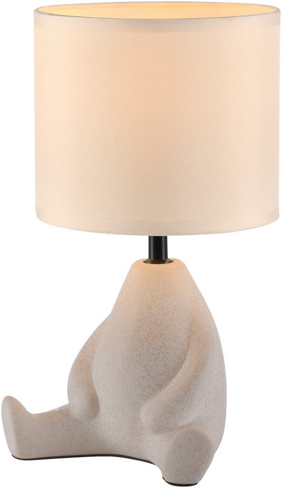 JUST LIGHT Tischleuchte TED, Ein-/Ausschalter, Leuchtmittel wechselbar, Warmweiß, Schalter, Schnurschalter, ExklusiveE27 Bild 2