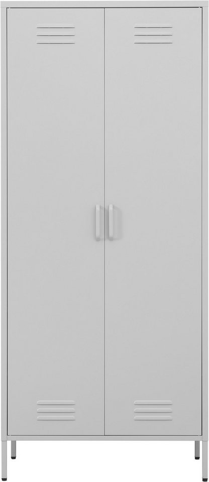 OTTO home Drehtürenschrank Kleiderschrank Schrank Metallschrank Mehrzweckschrank Siena Spind (in 4 Farben aus Metall) in der Höhe verstellbar, abschließbar Topseller Otto´s Choice Bild 4