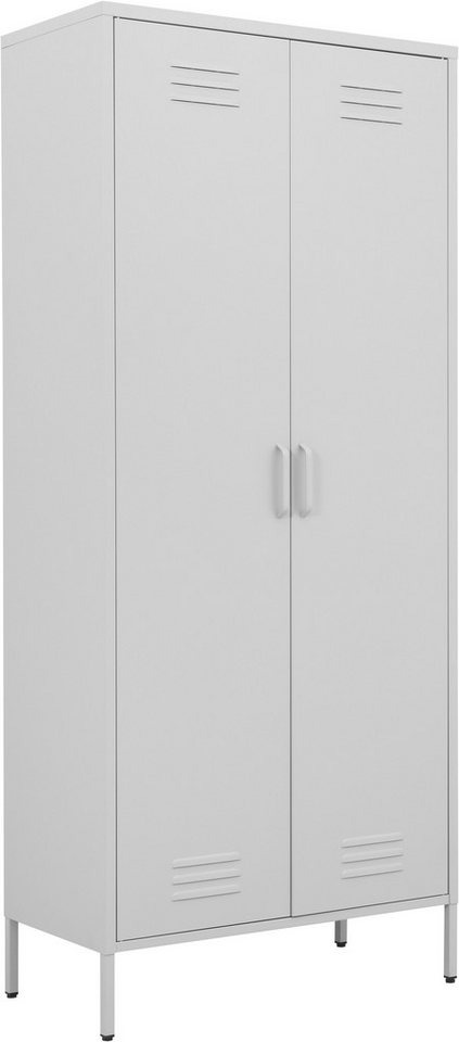 OTTO home Drehtürenschrank Kleiderschrank Schrank Metallschrank Mehrzweckschrank Siena Spind (in 4 Farben aus Metall) in der Höhe verstellbar, abschließbar Topseller Otto´s Choice Bild 5