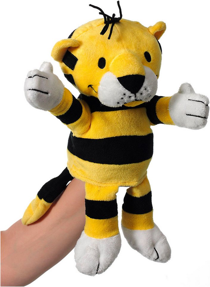 Heunec® Handpuppe JANOSCH, Kleiner Tiger, 22 cm, enthält recyceltes Material