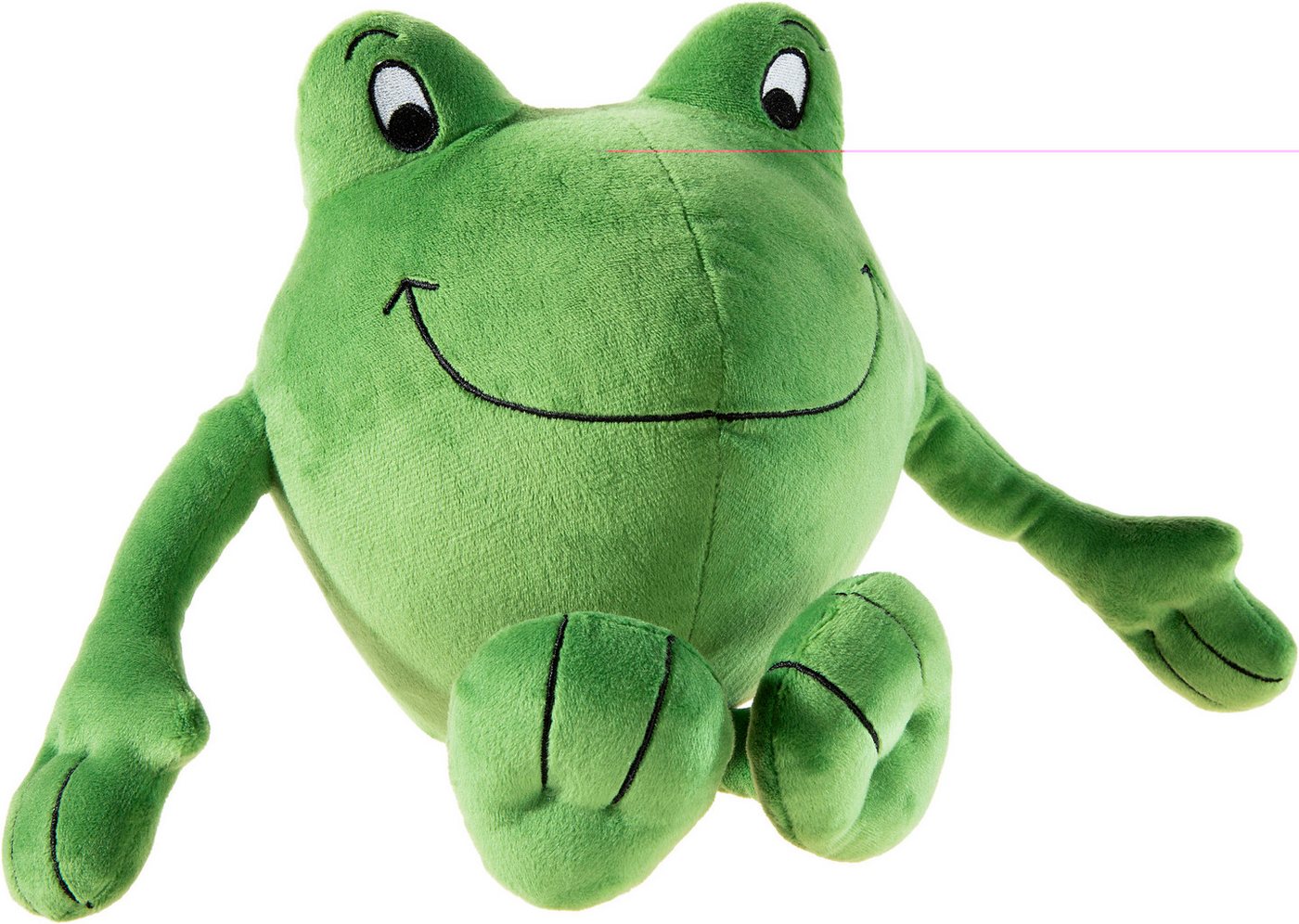 Heunec® Plüschfigur JANOSCH, Günther Kastenfrosch 30 cm, enthält recyceltes Material Bild 3