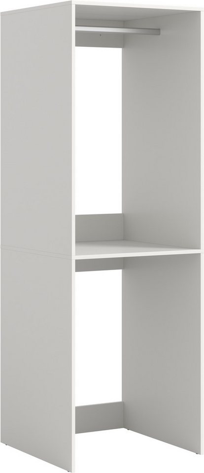welltime Waschmaschinenumbauschrank FALAS, Höhe 195 cm, 1 Ablageboden, 1 Kleiderstange (1-St., in verschiedenen Farben erhältlich, für Waschmaschine & Trockner) Waschmaschine, Trockner, Waschmaschinenschrank, Umbauschrank, Wäsche Bild 4