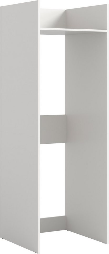welltime Waschmaschinenumbauschrank FALAS, Höhe 195 cm, 1 Boden, für Waschmaschine &Trockner (1-St., in verschiedenen Farben erhältlich) Waschmaschine, Trockner, Waschmaschinenschrank, Umbauschrank, Wäsche Bild 4