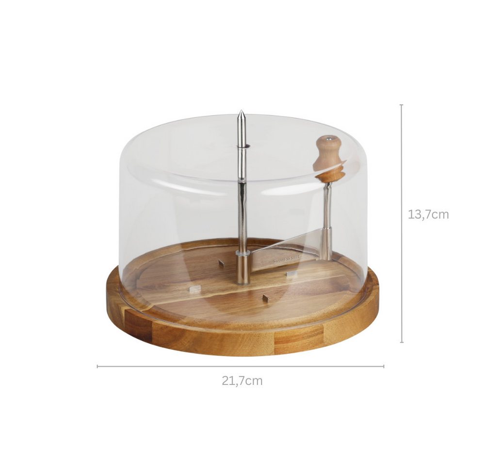 KESPER® Käsehobel Schokoladenhobel, Holz, (1-St), mit Haube
