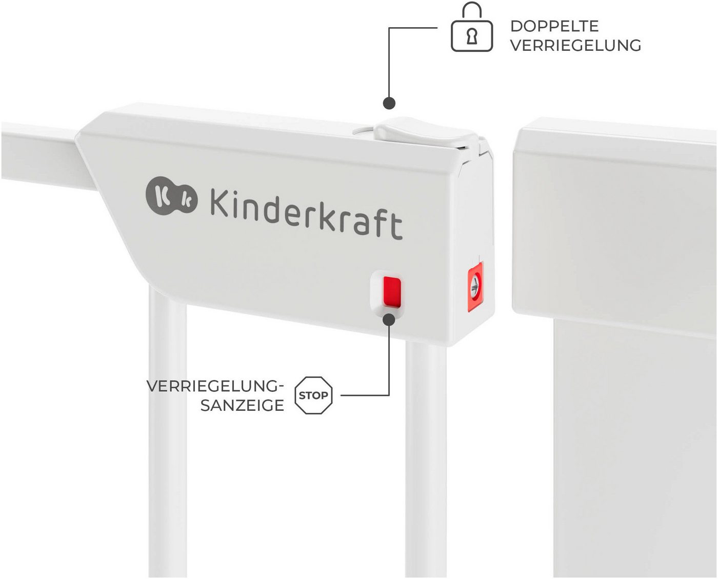 Kinderkraft Türschutzgitter SAFE SNAP Bild 5