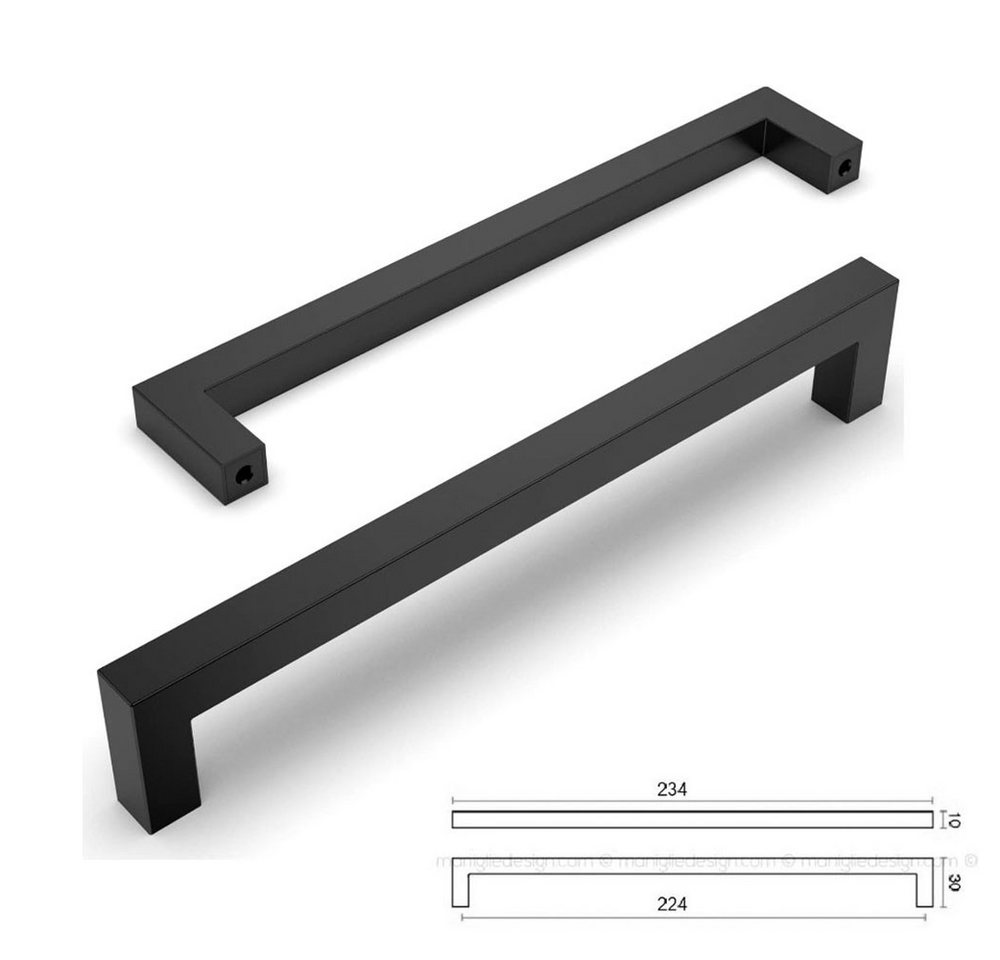 KOCHSTATION Unterschrank Luna, Küchenunterschrank, Unterschrank mit Schubladen, Made in Italy B/T/H: 60 × 60 × 85 cm, mit 3 Schubkästen, 3,5 cm starke Oberplatte Bild 2