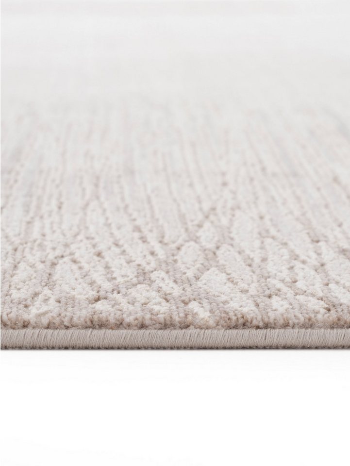 Calvin Klein home Teppich Passages, mit Fransen, Designerteppich, rechteckig, Höhe: 5 mm, Rahmen, meliert, Wohnzimmer, Schlafzimmer, Esszimmer Bild 3