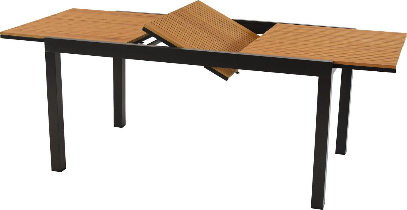 MERXX Garten-Essgruppe Toledo, (Set, 7-tlg), inkl. 6 Klappsessel, 1 Ausziehtisch Bild 4