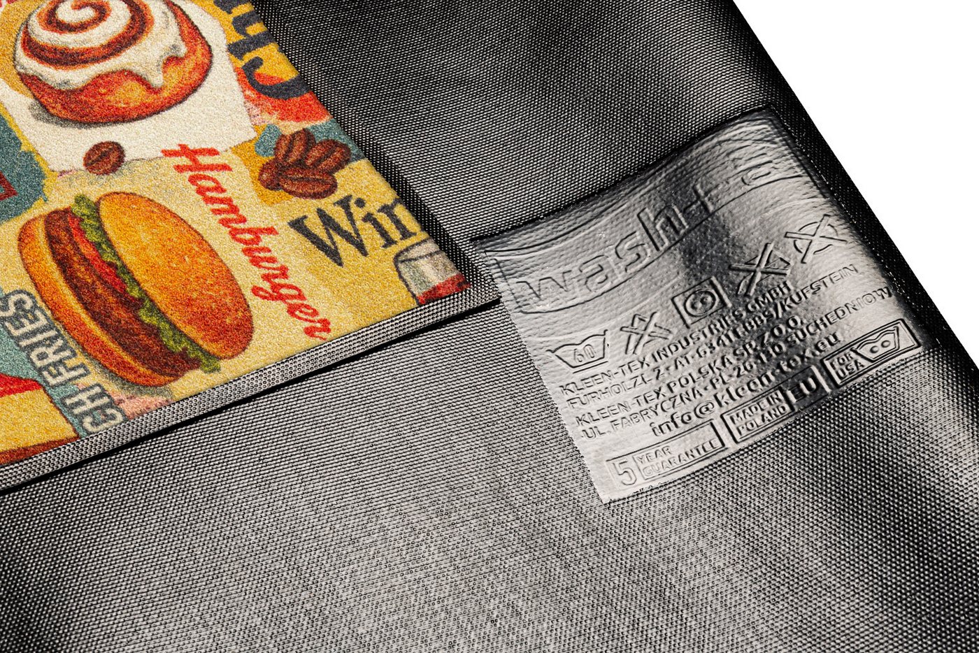 wash+dry by Kleen-Tex Läufer Snack Attack, rechteckig, Höhe: 7 mm