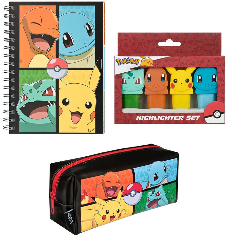 UNDERCOVER Schreibgeräteetui Pokémon, (Set, 3-tlg) Bild 3