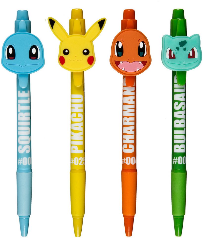 UNDERCOVER Notizbuch Pokémon, inkl. 4 Kugelschreiber sowie Schreib- und Bastelutensilien