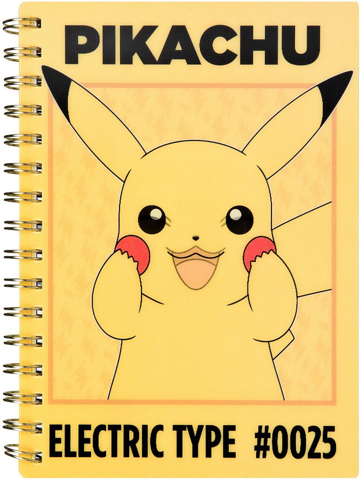 UNDERCOVER Notizbuch Pokémon, inkl. 4 Kugelschreiber sowie Schreib- und Bastelutensilien Bild 2