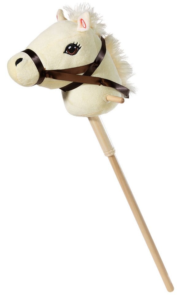 Heunec® Steckenpferd Steckenpferd mit abnehmbarem Stecken, beige, mit Sound
