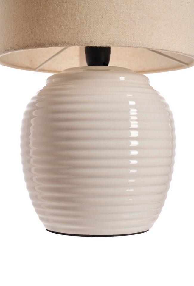 Pauleen Tischleuchte Lovely Charm max.20W E14 Beige/Creme 230V Stoff/Keramik, Ein-/Ausschalter, ohne Leuchtmittel, IP20 Bild 4