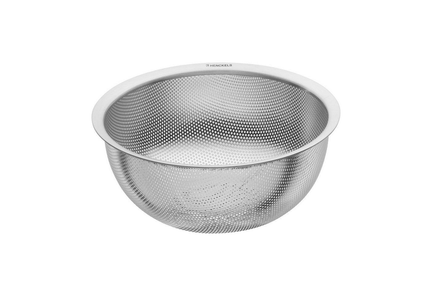 HENCKELS by ZWILLING Küchensieb Trio, Edelstahl, (1-St), Rostfreier Edelstahl, Sieb, Seiher und Schale, Stapelbar