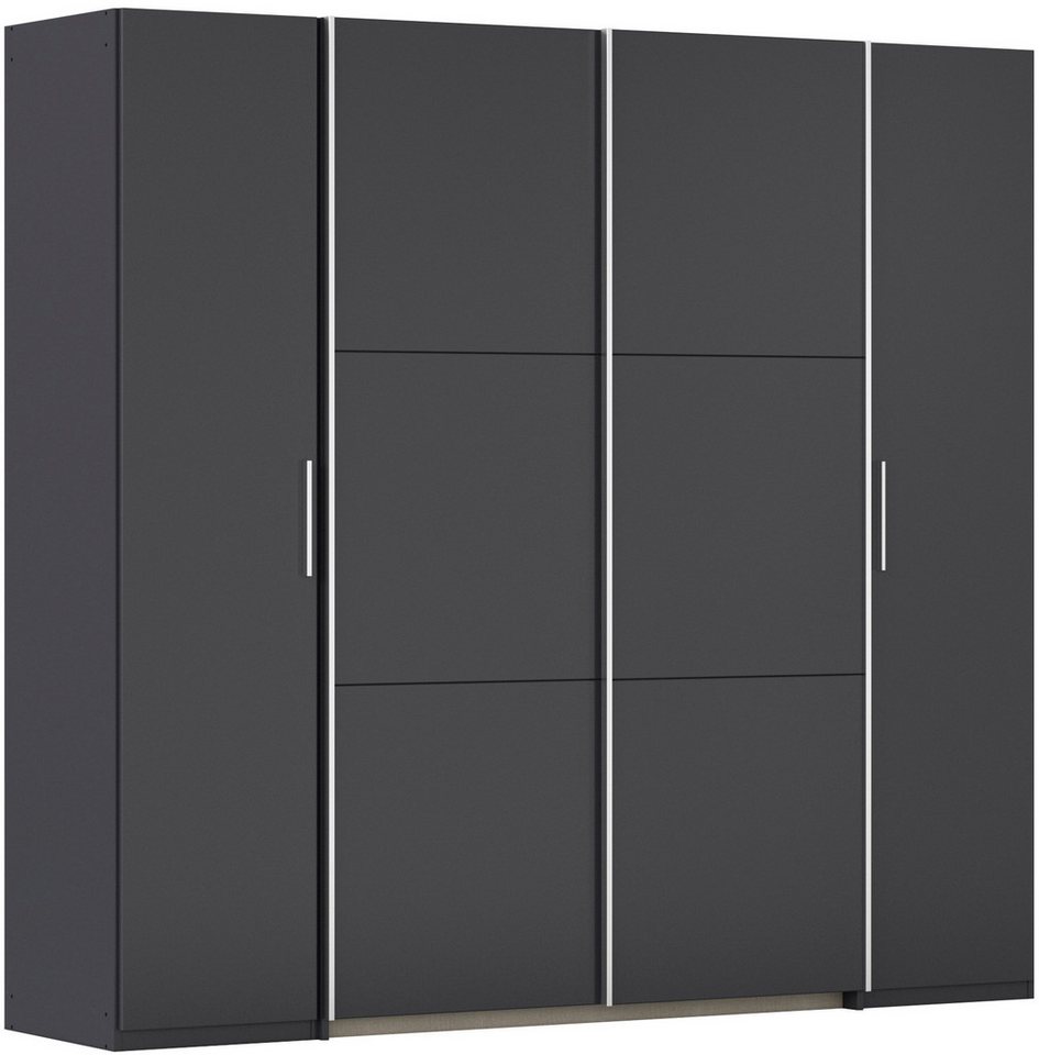 rauch Schwebetürenschrank Kleiderschrank Drehtürenschrank Schrank Garderobe KRONACH (in 3 Ausstattungen BASIC/CLASSIC/PREMIUM, Breiten 225/268/311/354 cm) Kombischrank optional mit 1 oder 2 Spiegel viele Böden MADE IN GERMANY