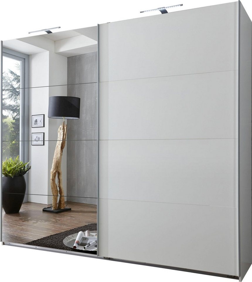 Wimex Schwebetürenschrank Ernie Kleiderschrank mit Spiegel, Made in Germany (Wähle aus verschiedenen Größen deinen perfekten Stauraum) Schlafzimmerschrank in verschiedenen Breiten Bild 2