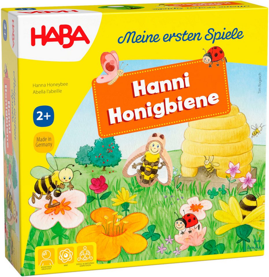 Haba Spiel Meine ersten Spiele - Hanni Honigbiene, Made in Germany