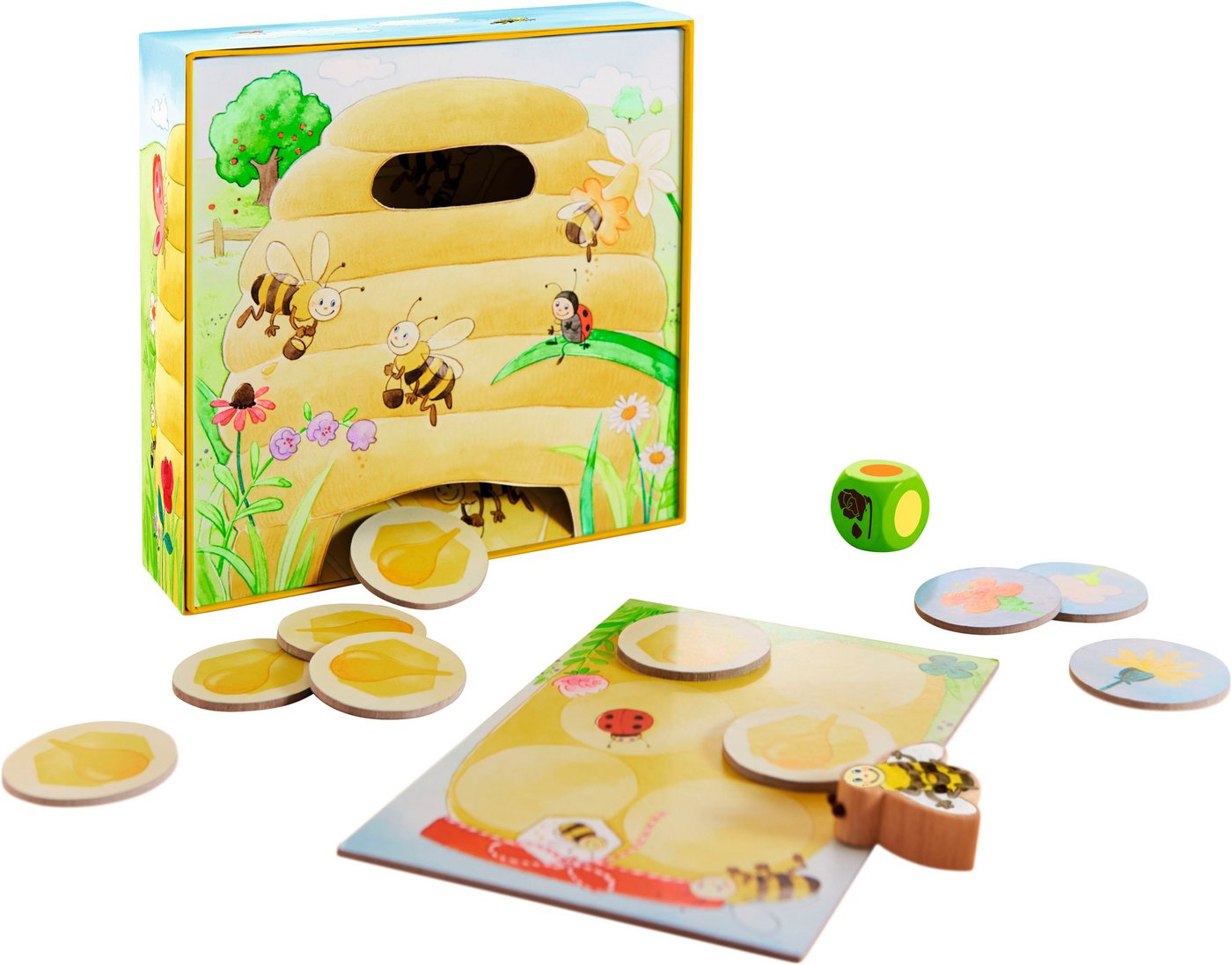 Haba Spiel Meine ersten Spiele - Hanni Honigbiene, Made in Germany Bild 3