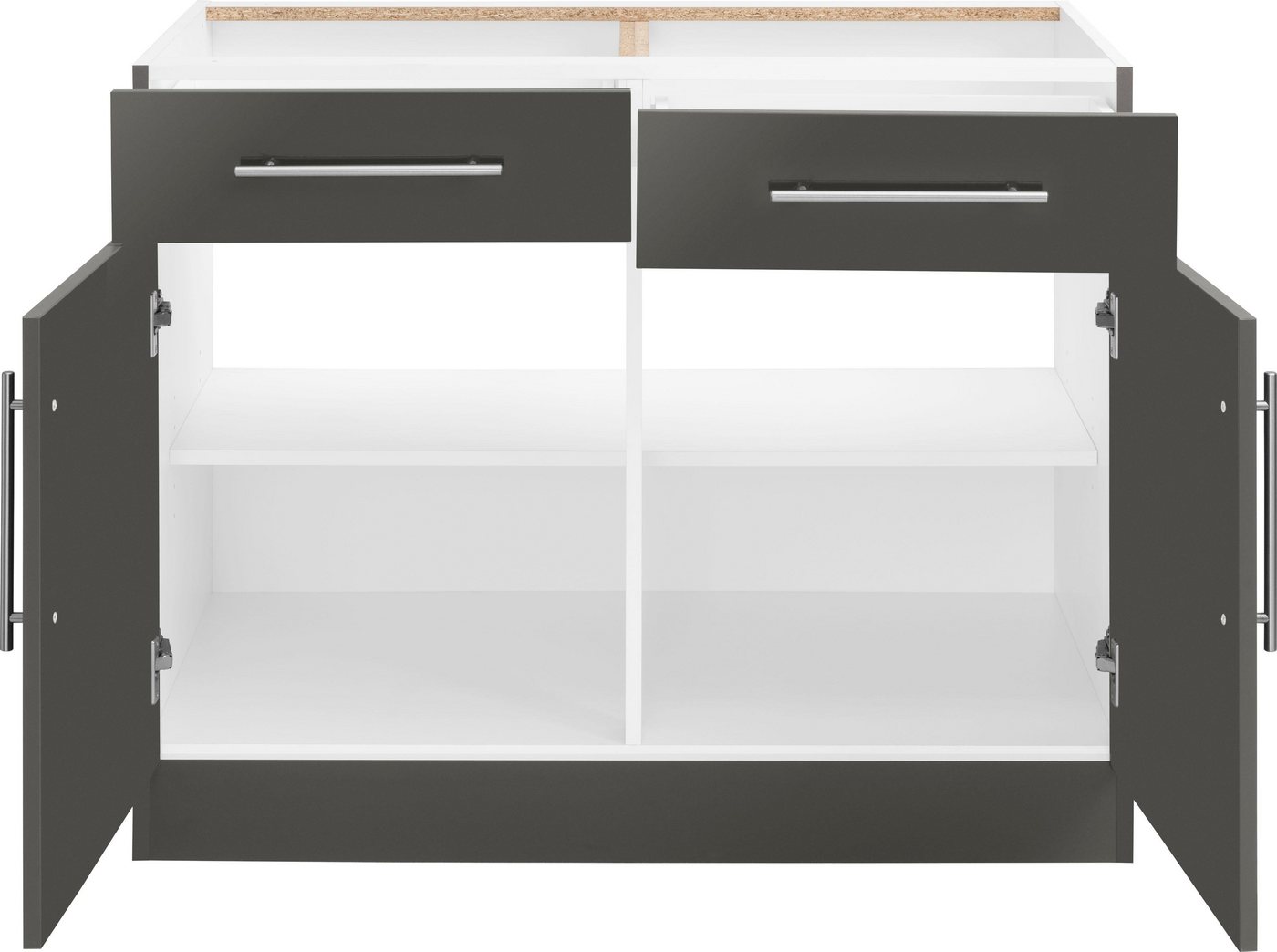 wiho Küchen Unterschrank Cali 100 cm breit, ohne Arbeitsplatte Bild 2