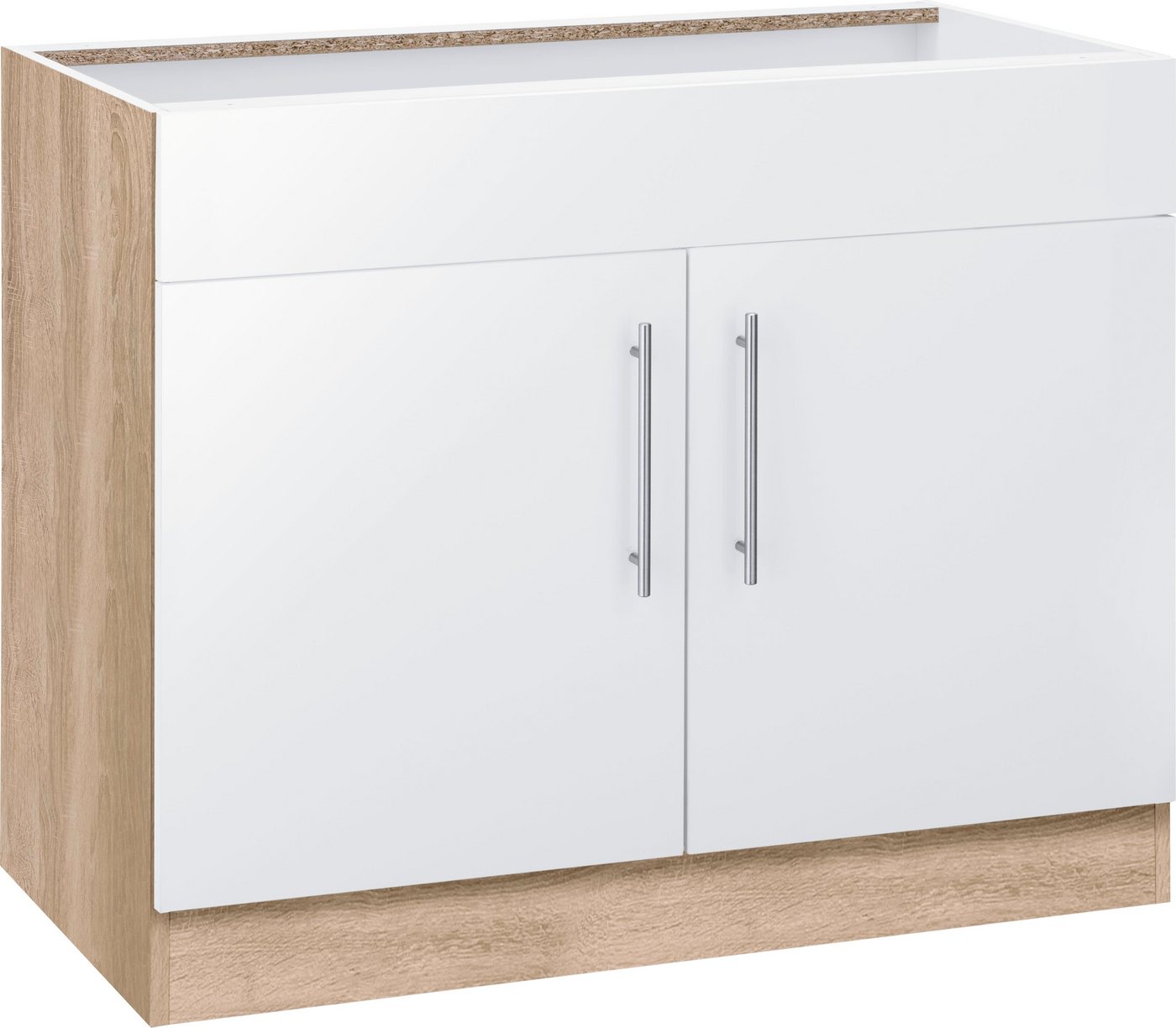 wiho Küchen Spülenschrank Cali 100 cm breit, ohne Arbeitsplatte Bild 2