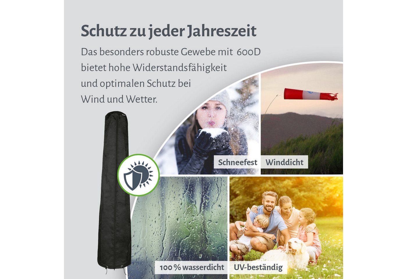 empasa Heizstrahler "TOWER UP" Zubehör:, Abdeckhaube Schutzhülle für Infrarot Heizstrahler Bild 2