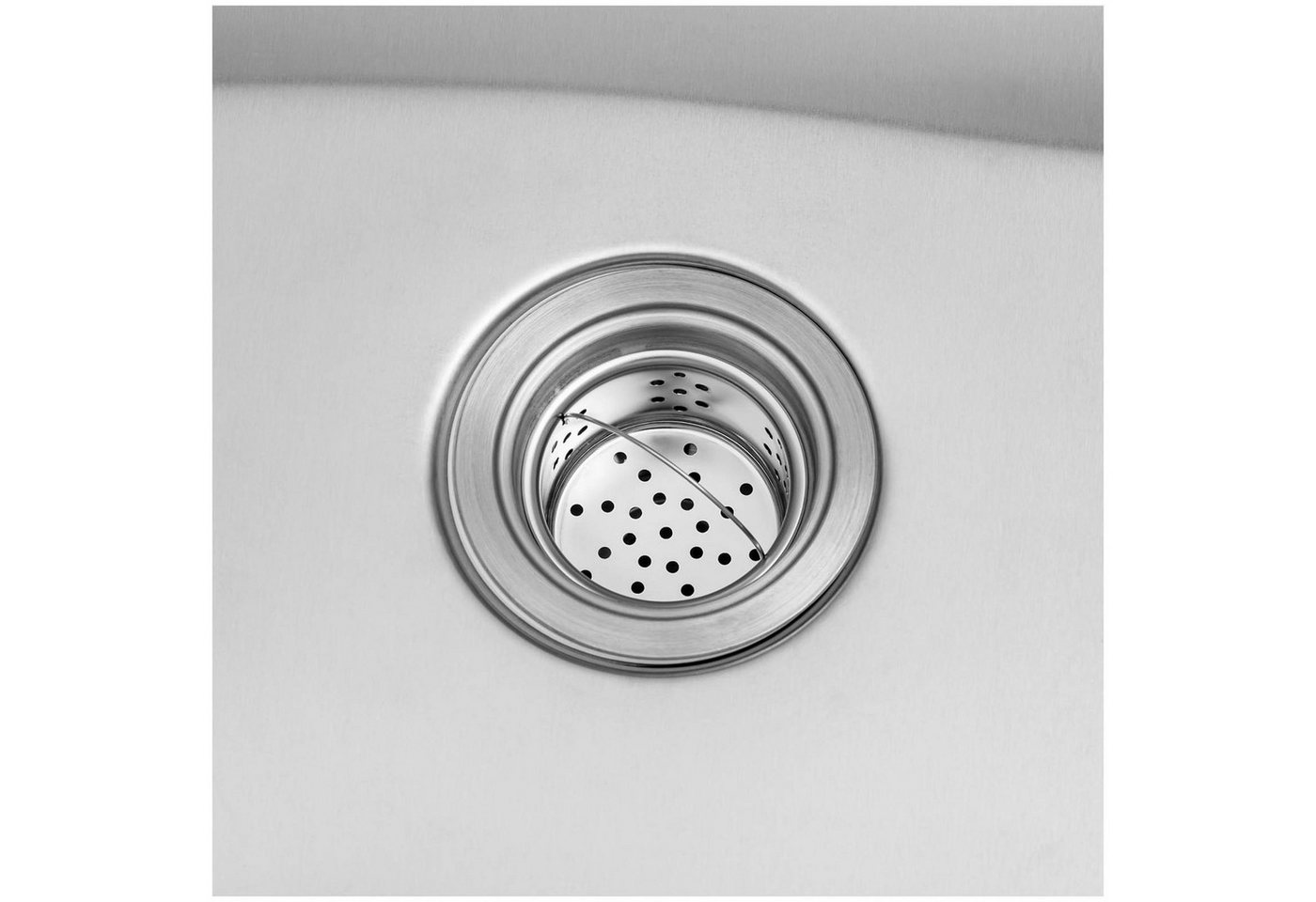 Royal Catering Edelstahlspüle Spültisch 140 x 60 cm 2 Becken je 40x40x25cm Aufkantung Ablage Gastro, 60/140 cm, verschiedene Größen