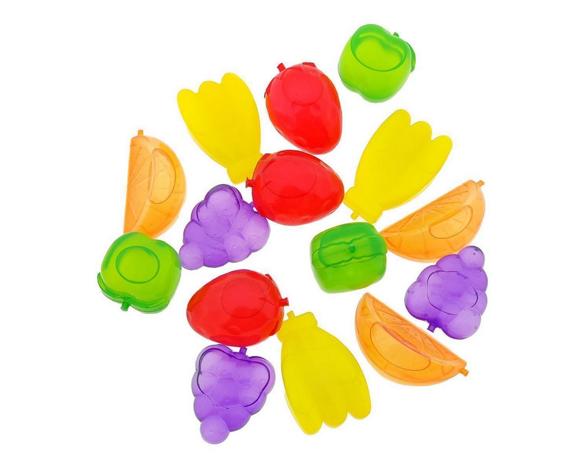 varivendo Eiswürfelform 60 Stück Dauereiswürfel Kunststoff Früchte Bunt Wiederverwendbar, (Set 1-tlg), Dauereiswürfel Eiswürfel wiederverwendbar Kunsstoff Kunststoffeiswürfe Bild 4