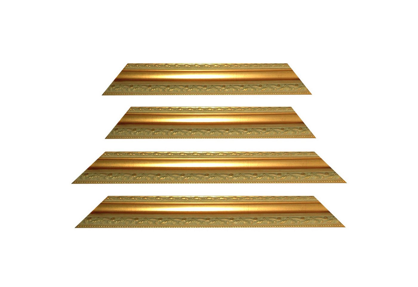 Bilderrahmen Neumann Bilderrahmen Barockrahmen gold fein verziert 837 ORO, Goldener Rahmen barocker Stil, für 1 Bilder Bild 2