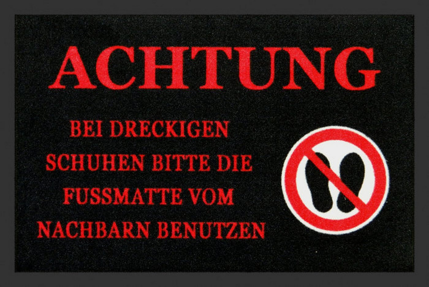 Rockbites Fußmatte Rockbites - Fußmatte Türmatte "Achtung! Dreckige Schuhe" Nr. 103