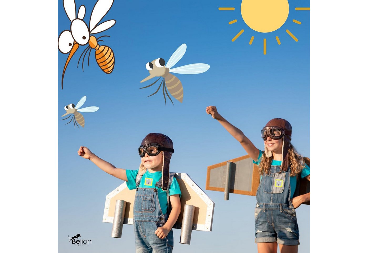 feinlux Insektenabwehrgerät Moskito Insektenschutz sticker für Outdoor-Aktivitäten, set 72-tlg., 72 Mückenpflaster, Mückenschutz Aufkleber gegen Mücken, Fliegen, Milben und Zecken Bild 5