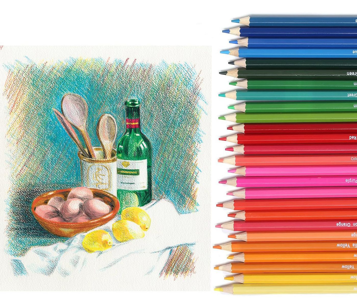 Cachito Buntstift Hochwertige Buntstifte - Lebendige Farben und Glatte Textur, (72-tlg), Für Graffiti und Handzeichnungen Bild 5