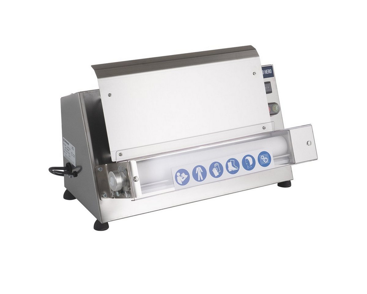 GastroHero Nudelmaschine Teigausrollmaschine PROFI 42 N mit Fußpedal 40 cm, 370 W Bild 3