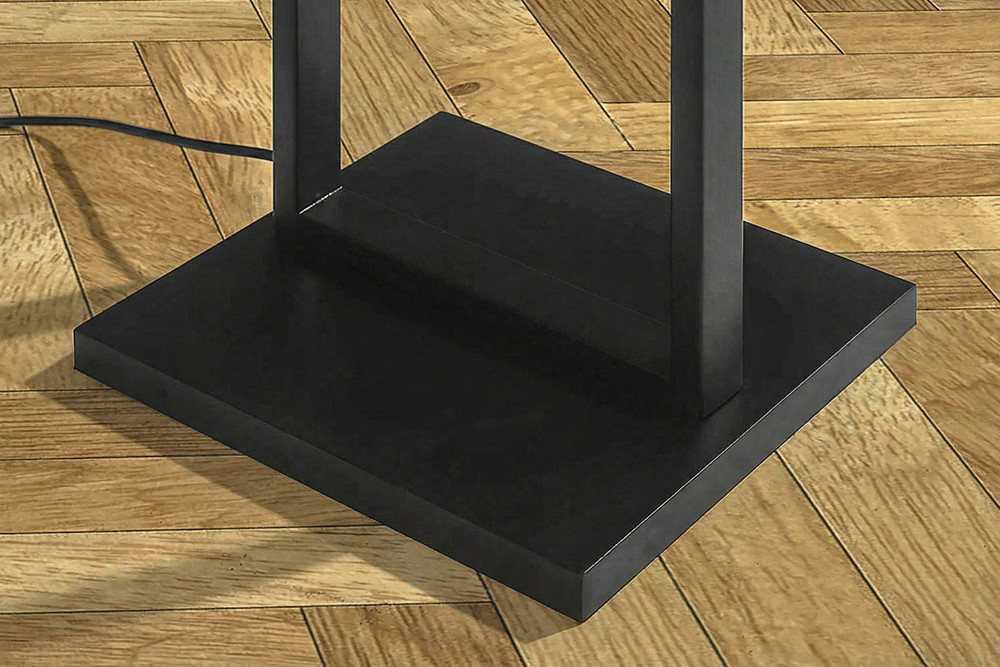 riess-ambiente Stehlampe COLLEEN 160cm weiß/schwarz - Stoffschirm, mit Metallfuß, zeitlos, Ein-/Ausschalter, ohne Leuchtmittel, Moderne Leuchte - ideal für Wohnzimmer, Lofts oder im Büro Bild 5