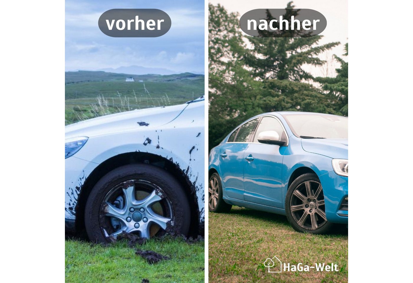 HaGa Profil RASENSCHUTZGITTER in 1,3m Br. Grün (Meterware) (zur Verstärkung von weitläufigen Flächen, insbesondere Park- und), Masche 30mm Hangbefestigung Gartengitter Bodenschutz Bild 3