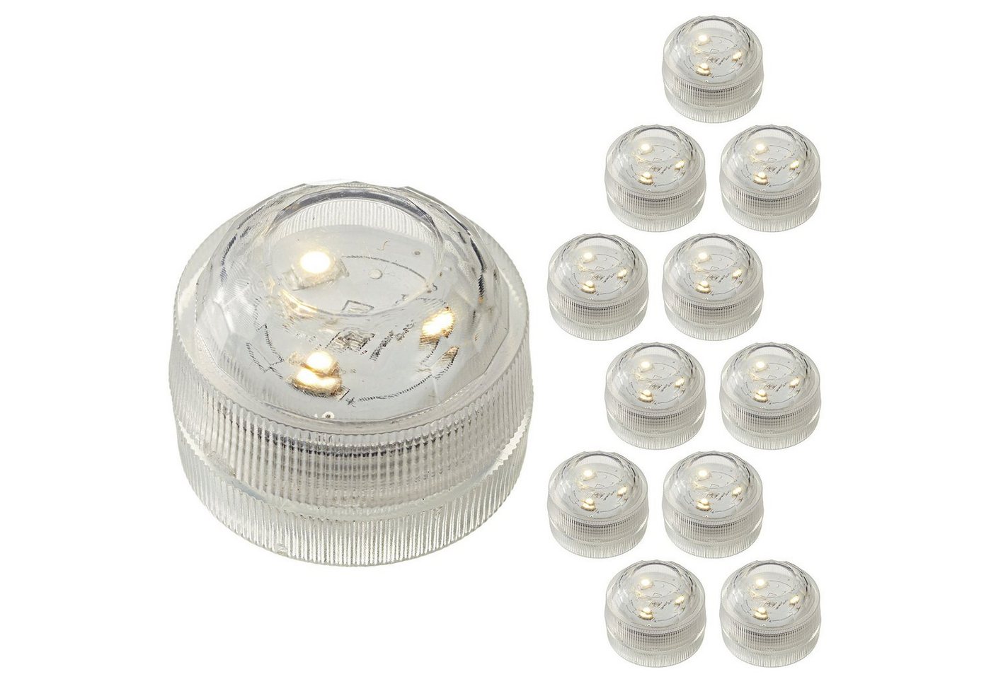 CEPEWA LED Dekolicht Teelicht LED 12er Set warmweiß Bild 2