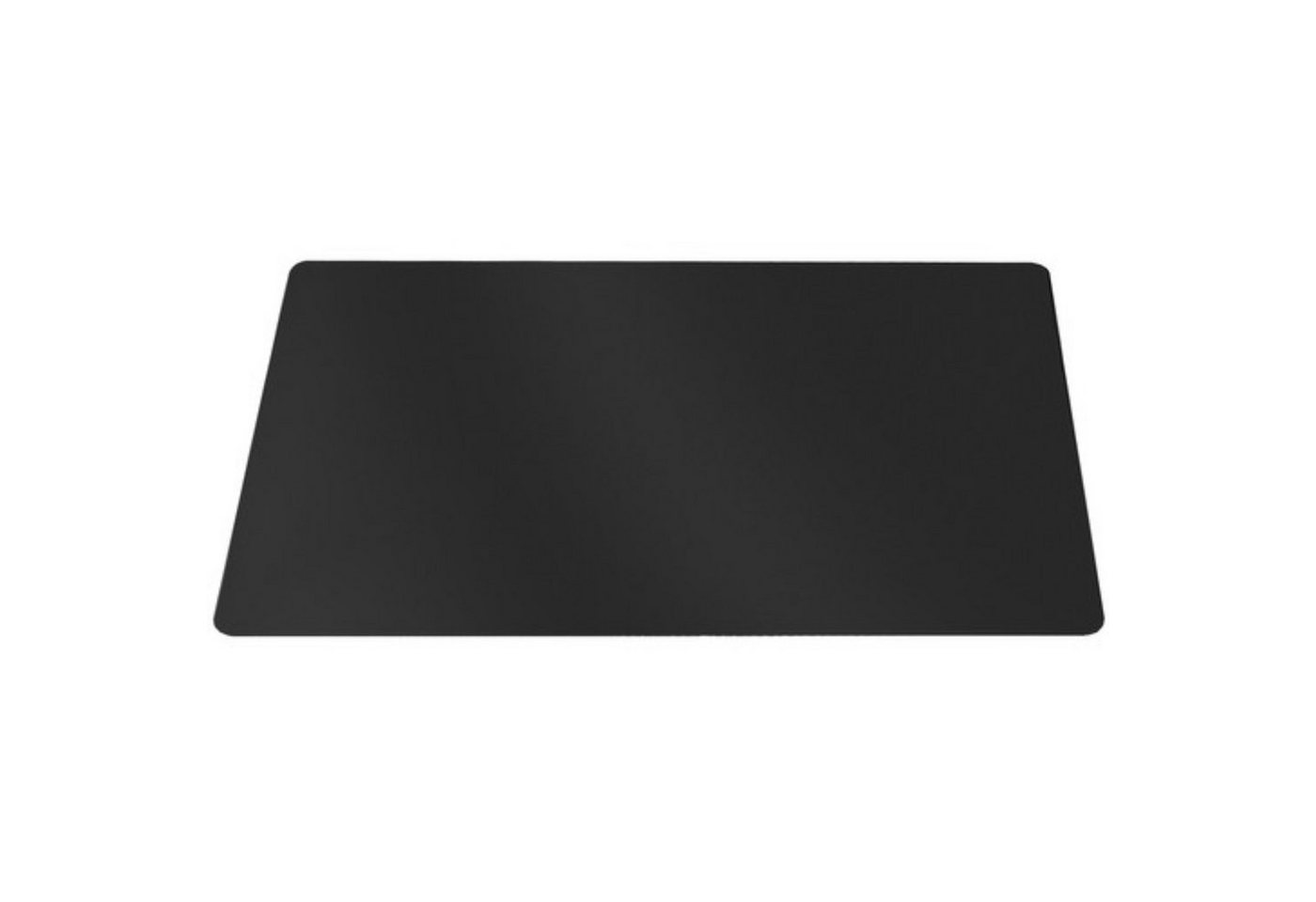 Ruhhy Bodenschutzmatte Schwarze Büro Stuhlschutzmatte - 90x130cm, Stuhlschutzmatte-Set, 90x130cm Bodenschutzmatte, Schwarzes mattes Design für unauffälligen Bodenschutz