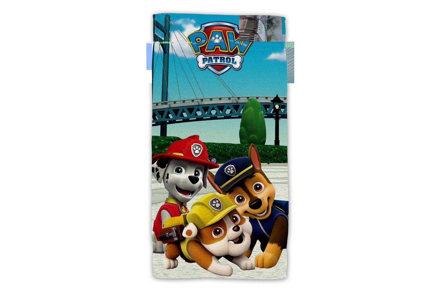 PAW PATROL Badetuch Paw Patrol weiches Badetuch Größe: 70 x 140 cm 100% Baumwolle, (1-St)