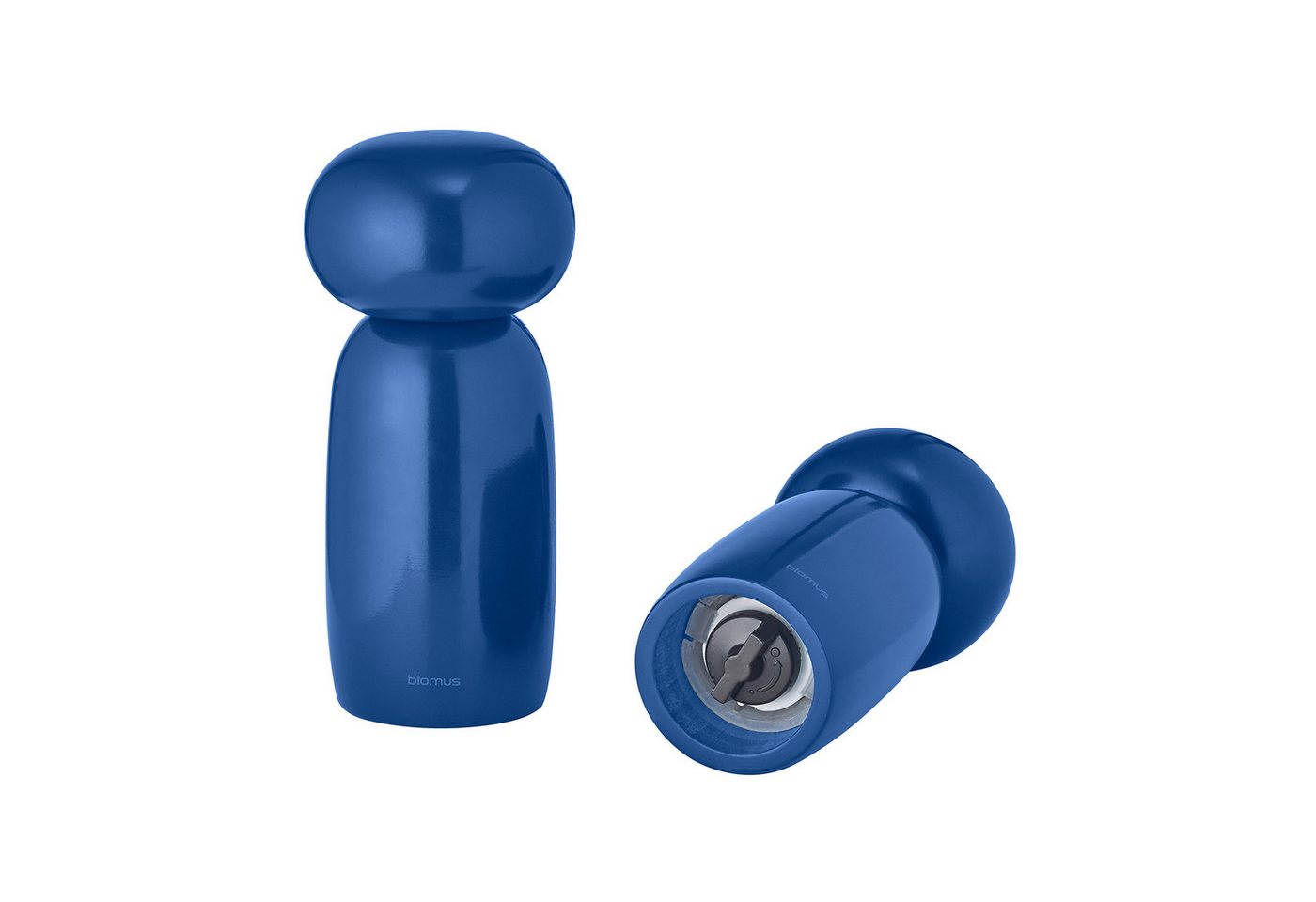 blomus Salz-/Pfeffermühle -MOLI- 2er Set, Gewürzmühlen, Streuer, Mühlenset: aus Holz manuell, FSC-zertifiziertes Eschenholz, Pflegeleicht, S/P Markierung Bild 4