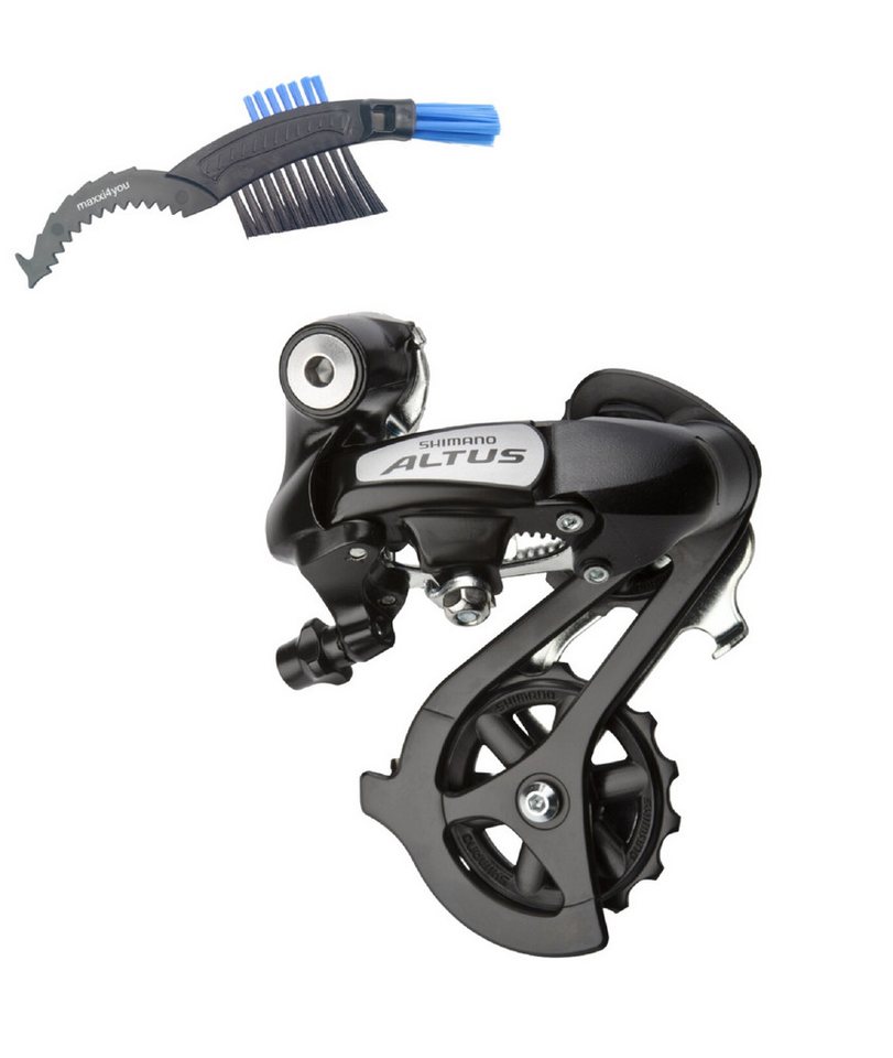 maxxi4you Schaltwerk Shimano ALTUS RD-M310 Schaltwerk 7-fach/8-fach inkl. Kettenbürste Bild 2