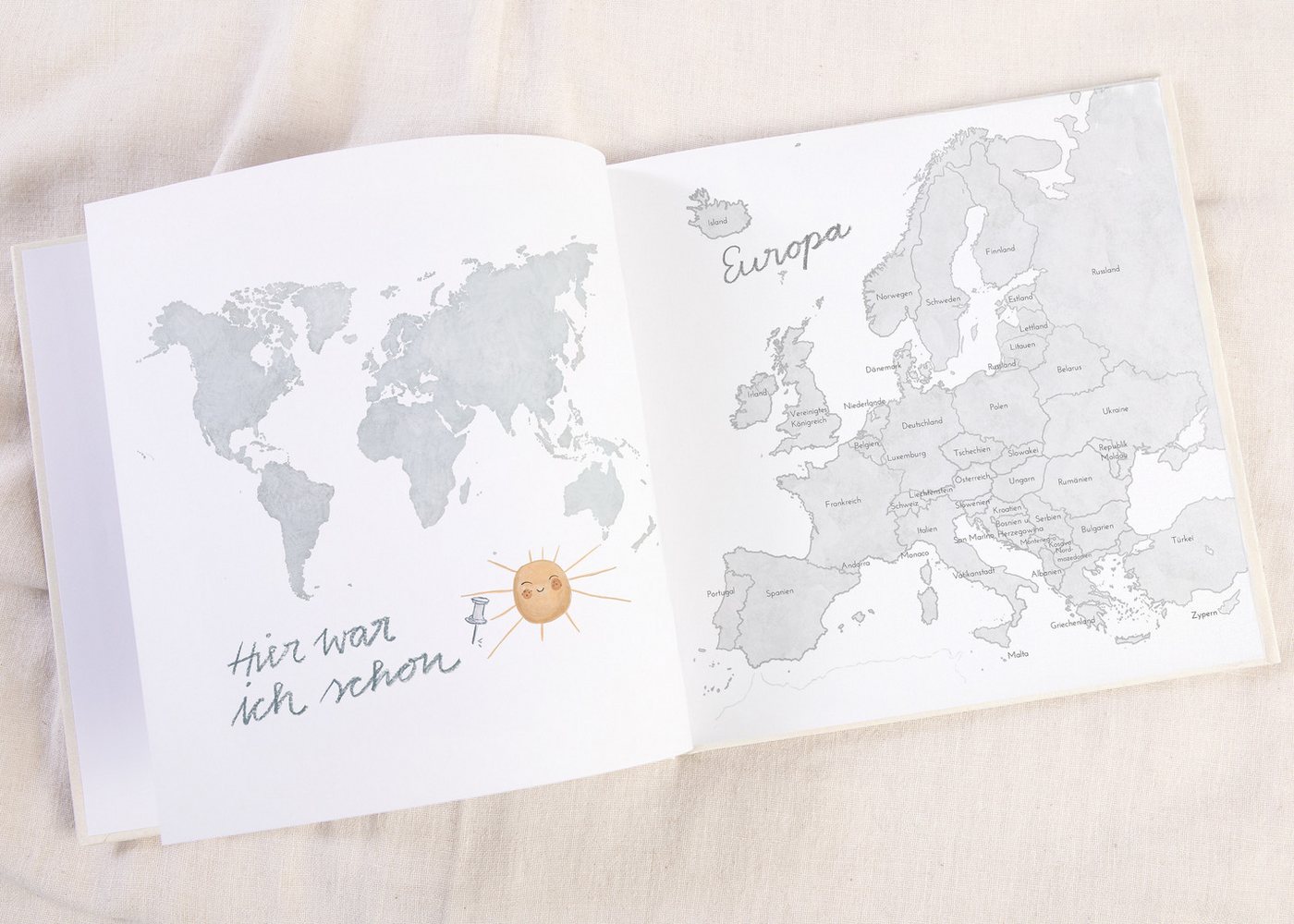 Pipapier Reisetagebuch "Mein Reisetagebuch" für Kinder, Reise Geschenk, Reisen Weltreise Reisebuch, Urlaub Tagebuch Bild 5