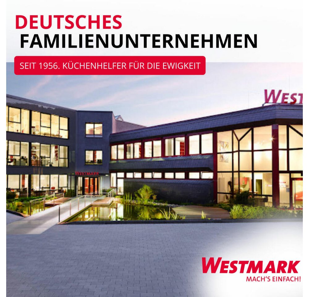 WESTMARK Schneebesen Pro, für die Profiküche, starr, silber, 48 cm, groß, rostfrei, spülmaschinengeeignet, ergonomischer Griff Bild 3
