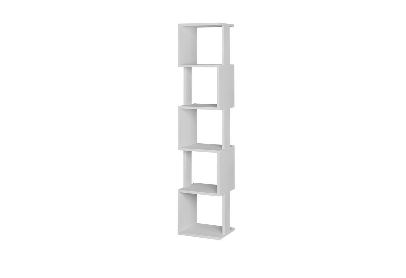 Decortie Bücherregal Piri, Standregal Bücherregal Holz Wohnzimmer, 35 x 30 x 161 cm Bild 3