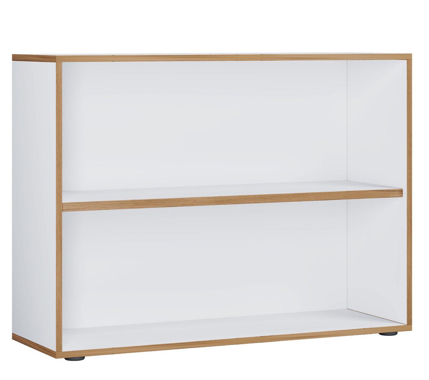 VCM Standregal Bücherregal Salia H. 74 x B. 100 x T. 33 cm, Holzregal stehend, platzsparender Aktenschrank, CD DVD Aufbewahrung Bild 5